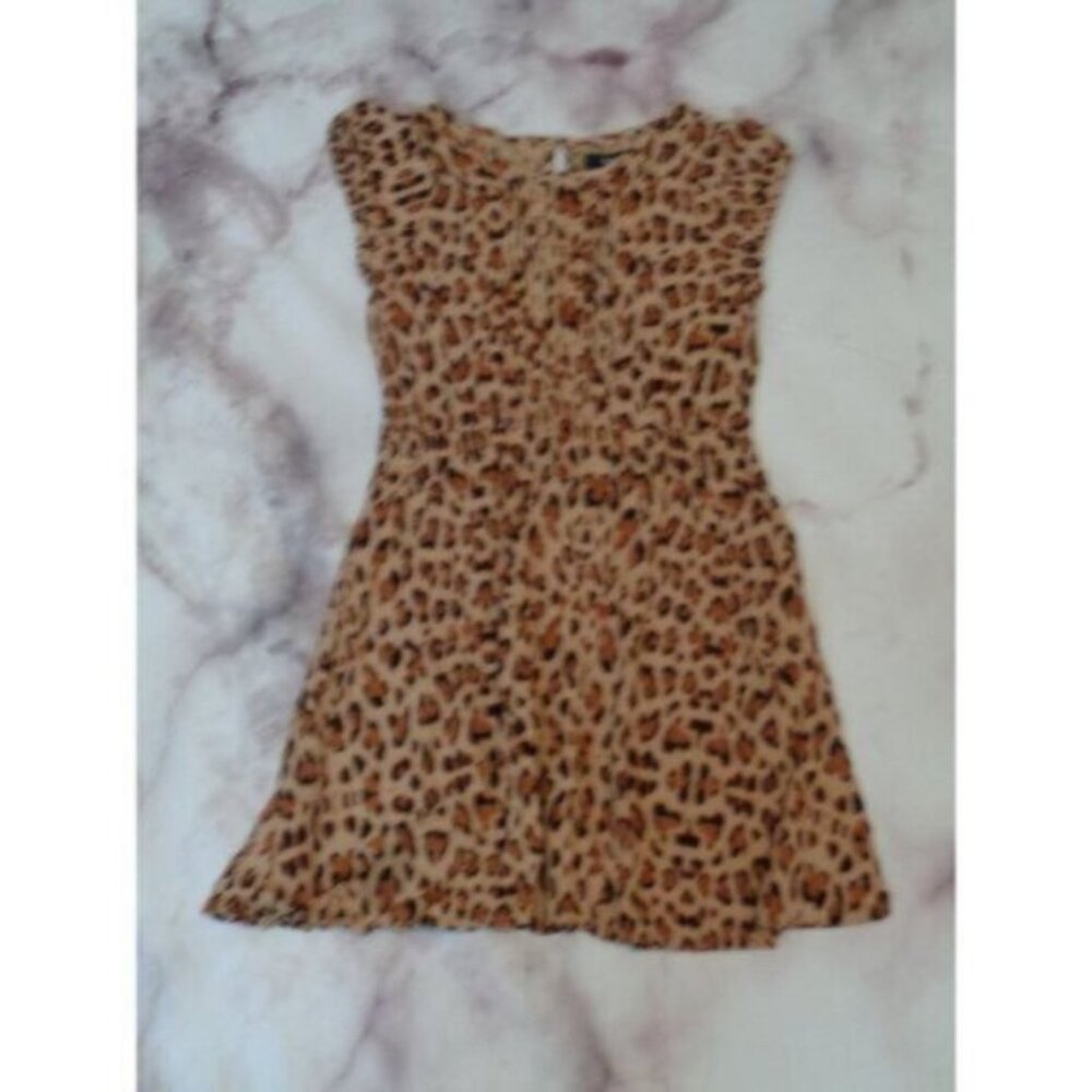 NEW Gap Kids girls XL leopard Print dress